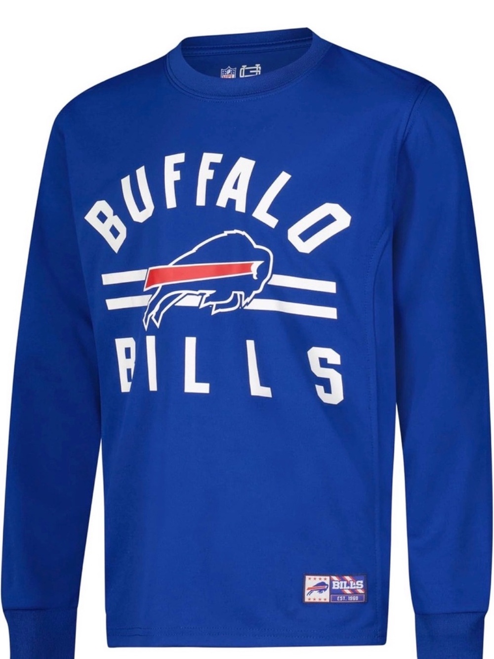 Buffalo youth Royal Blue Long-Sleeve Shirt